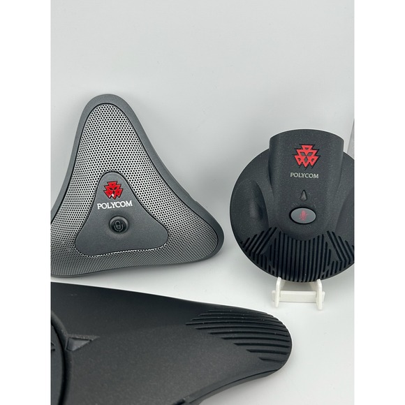 Polycom SoundStation 2W Conference Phone w/ Mics‎ 2201-67800-022 UNTESTED - Picture 4 of 6